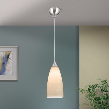   CONE csillár-függeszték, Modern, ORION-Molecz-HL 6-1545/1 satin/Dekor marron (1xE27)  