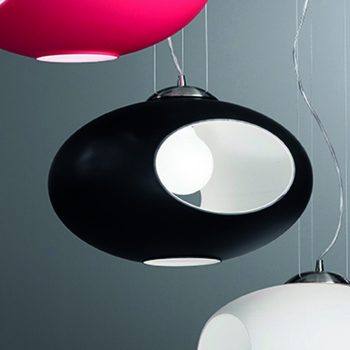   CONE csillár-függeszték, Modern, ORION-Molecz-HL 6-1558/1 satin/schwarz sm (1xE27)    