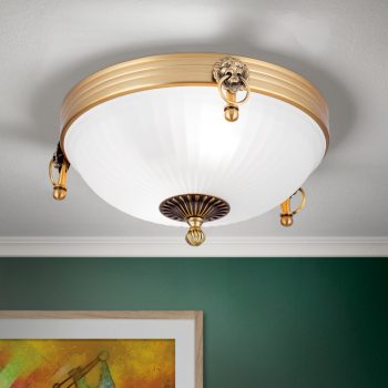   ROCCA mennyezeti lámpa, Klasszikus, ORION-Molecz-DL 7-522/31 bronze     (2xE27/Illu)     