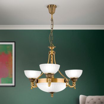   ROCCA csillár, Klasszikus, ORION-Molecz-LU 1689/3+3 bronze     (6xE27)          