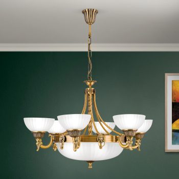   ROCCA csillár, Klasszikus, ORION-Molecz-LU 1689/6+3 bronze     (9xE27)          