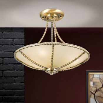   MAURO mennyezeti lámpa, Rusztikus, ORION-Molecz-DL 7-568/3 Patina      (3xE27)          