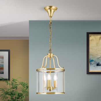   BRUNO csillár, Rusztikus, ORION-Molecz-HL 6-1677/3 bronze     (3xE14/max. 40W) 