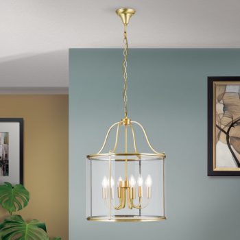   BRUNO csillár, Rusztikus, ORION-Molecz-HL 6-1678/6 bronze (6xE14/max. je 40W)  