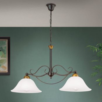   LUDO csillár, Rusztikus, ORION-Molecz-LU 1708/2 Antik        (2xE27)          