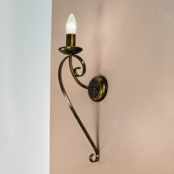   TORCIA fali lámpa, Rusztikus, ORION-Molecz-WA 2-1220/1 Antik/gold     (1xE14)      