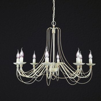   VELA csillár, Rusztikus, ORION-Molecz-LU 1531/8 Elfeinbein-gold    (8xE14)    