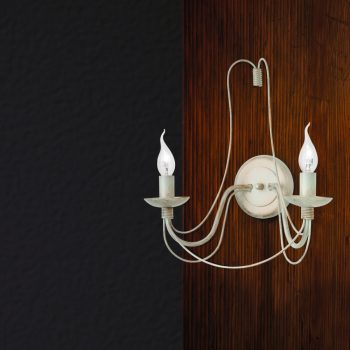   VELA fali lámpa, Rusztikus, ORION-Molecz-WA 2-809/2 Elfenbein-gold    (2xE14)    