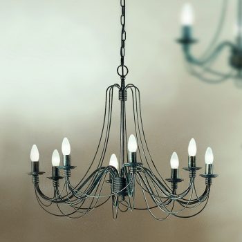   VELA csillár, Rusztikus, ORION-Molecz-LU 1531/8 Antik        (8xE14)          