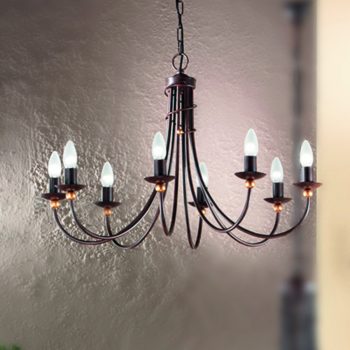   GIOVANNI csillár, Rusztikus, ORION-Molecz-LU 1632/8 Antik        (8xE14)          