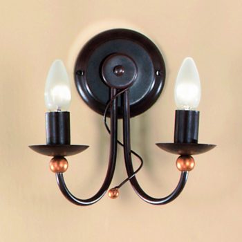   GIOVANNI fali lámpa, Rusztikus, ORION-Molecz-WA 2-1005/2 Antik      (2xE14)          