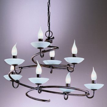   VERA csillár, Rusztikus, ORION-Molecz-LU 1552/8 Antik    (8xE14)              