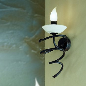   VERA fali lámpa, Rusztikus, ORION-Molecz-WA 2-855/1 Antik   (1xE14)              