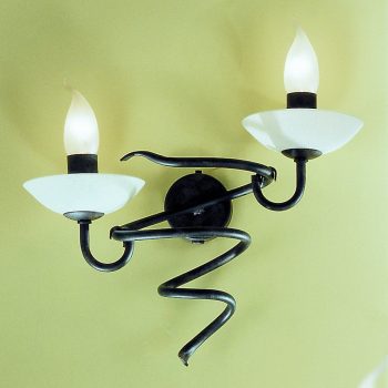   VERA fali lámpa, Rusztikus, ORION-Molecz-WA 2-855/2 Antik   (2xE14)              