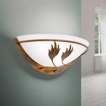   FLEUR fali lámpa, Rusztikus, ORION-Molecz-WA 2-1196/1 Antik      (1xE14)          