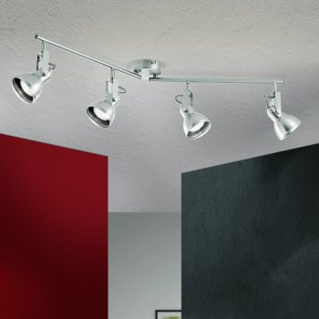   STAGE mennyezeti lámpa, Modern, ORION-Molecz-Str 10-481/4 satin (exkl. 4xGU10/35W)   