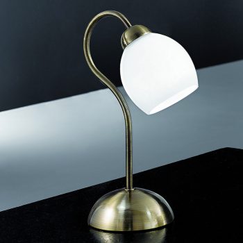   TULPO asztali lámpa, Klasszikus, ORION-Molecz-LA 4-1098/1 Patina     (1xE14)          