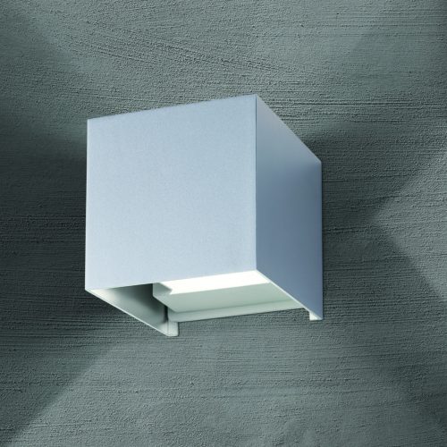CUBE fali lámpa, Modern, ORION-Molecz-AL 11-1192 Alu     (LED2x3W/400lm/3000K)