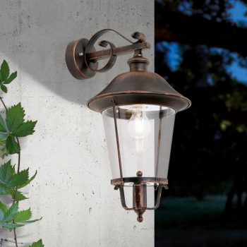   KENZO kültéri lámpa, Modern, ORION-Molecz-AL 11K/360.01 schw.-kupfer/abw. (1xE27) 