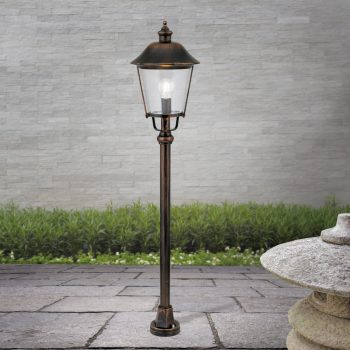   KENZO kültéri lámpa, Modern, ORION-Molecz-AL 11K/360.44 schw.-kupfer   (1xE27)    