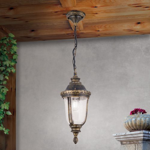 AUGUST kültéri lámpa, Klasszikus, ORION-Molecz-AL 11-1124/1 Patina    (HL, 1xE27)      