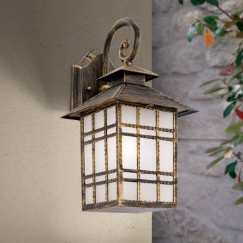   KIKO kültéri lámpa, Klasszikus, ORION-Molecz-AL 11-1115/1 Patina    (1xE27)          