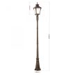 AIKO állólámpa, Klasszikus, ORION-Molecz-AL 11-1141/1 Patina    (1xE27)          