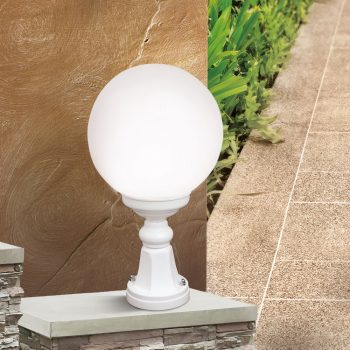   REIKA kültéri lámpa, Klasszikus, ORION-Molecz-AL 11-1172/1 weiß      (1xE27, H40cm)   