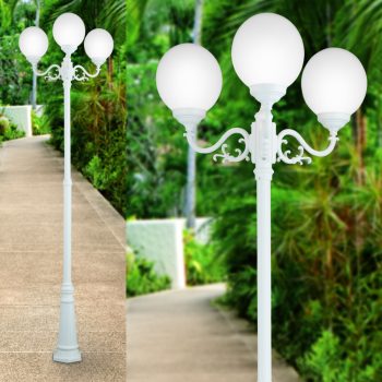   REIKA kültéri lámpa, Klasszikus, ORION-Molecz-AL 11-1175/3 weiß      (3xE27, H256cm)  