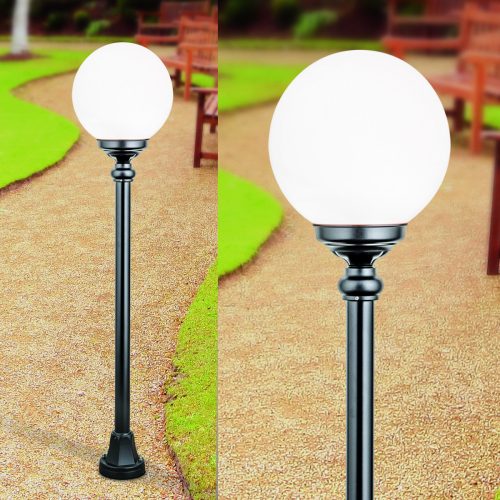 REIKA kültéri lámpa, Klasszikus, ORION-Molecz-AL 11-1173/1 schwarz   (1xE27, H104cm)  