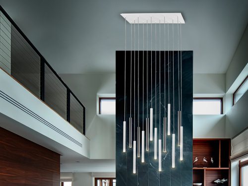 VARAS LED csillár modern, Schuller, 373416