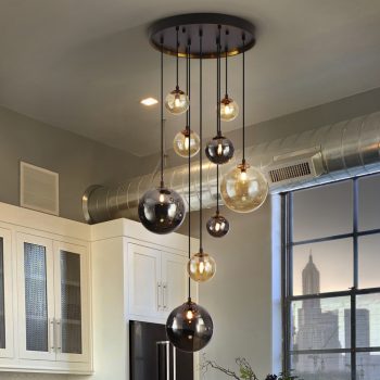 DARK mennyezeti lámpa modern, Schuller, 439176