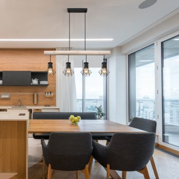 PRISKA függőlámpa vintage, GLOBO-LIGHTING, 54017-4H3