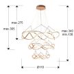 MOLLY LED csillár modern, Schuller, 763455B