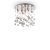 MOONLIGHT mennyezeti lámpa, modern kristály, Ideal-Lux-77796