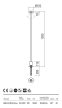 ELFIC LED állólámpa modern, REDO, 90467