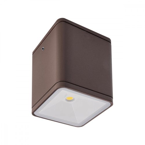 BOTA-kültéri-LED-mennyezeti-lámpa-sötétbarna-IP54-6W-3000K, REDO-9456