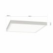 LERO LED mennyezeti lámpa modern, ORION-Molecz, DL7-634/30Titan(LED27W/2700lm/4000K)
