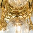 BUDAPEST mennyezeti lámpa szecessziós, ORION-Molecz, DLU1441/5gold