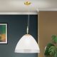 OPALDESIGN függő lámpa modern, ORION-Molecz, HL6-1437/1gold-matt/461klar-matt