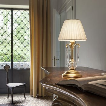   COSTANZA asztali lámpa, klasszikus kristály, Incanti-ICT T1S 21 06