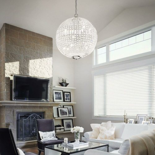LUXOR függő lámpa klasszikus kristály, Ideal-Lux, ID-116235