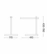 PIVOT LED asztali lámpa modern, Ideal-Lux, ID-289168