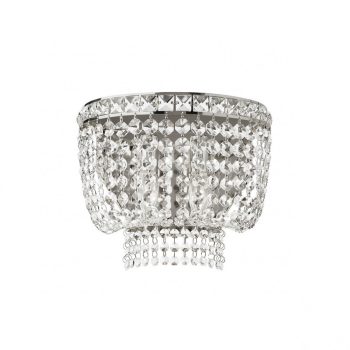   QUEEN fali lámpa, klasszikus kristály, Incanti-IQN W2 10 60