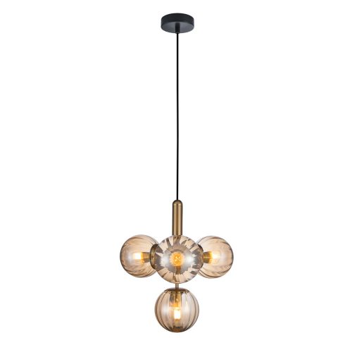 Ravena LED függőlámpa modern, ITALUX, IT-PND-2324-4B_BRO_AMB