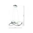 CAPPIO Csillár-függeszték, Modern, MILAGRO LIGHTING ML3806