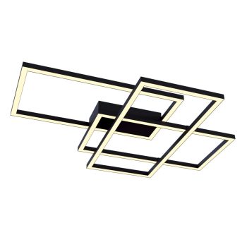   LINE LED mennyezeti lámpa, matt fekete, MAYTONI-MOD015CL-L80B