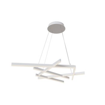 LINE LED csillár, matt fehér, MAYTONI-MOD016PL-L75W