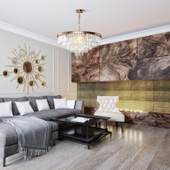   REVERO neoklasszikus kristály csillár, bronz, 12xE14, MAYTONI-MOD085PL-12BS