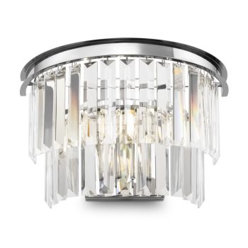   REVERO neoklasszikus kristály fali lámpa, króm, MAYTONI-MOD085WL-01CH